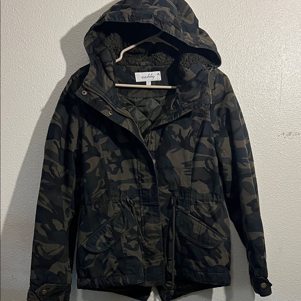 Sebby Camouflage Utility Jacket
